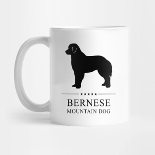 Bernese Mountain Dog Black Silhouette Mug